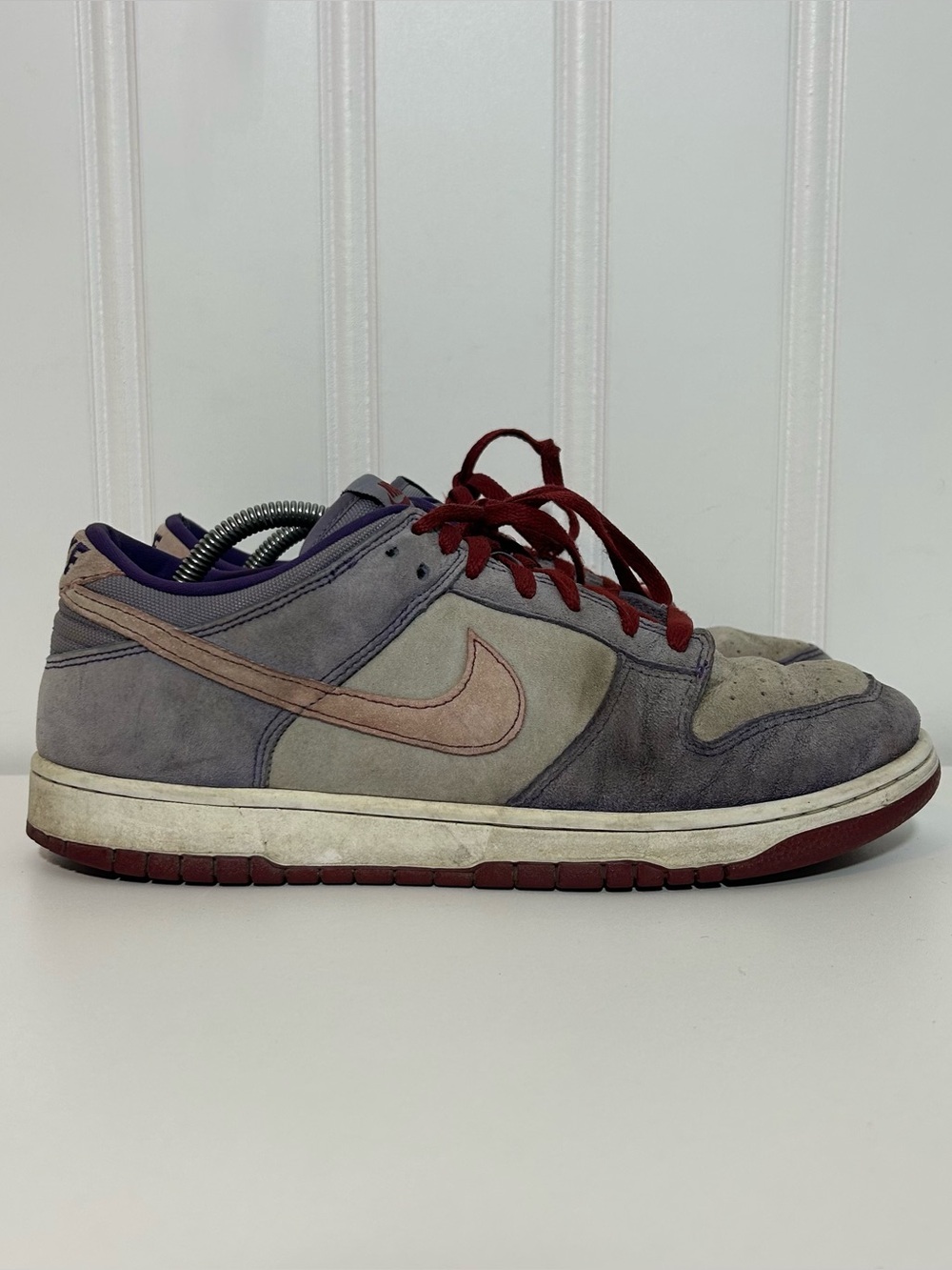 Nike dunk low plum Men’s Low-Top Suede Sneakers in Purple, Burgundy, and Pink